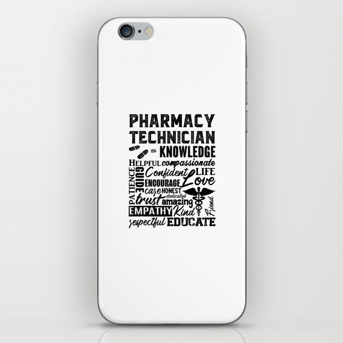 Pharmacy Technician Quote Medicine Pharmacists iPhone Skin
