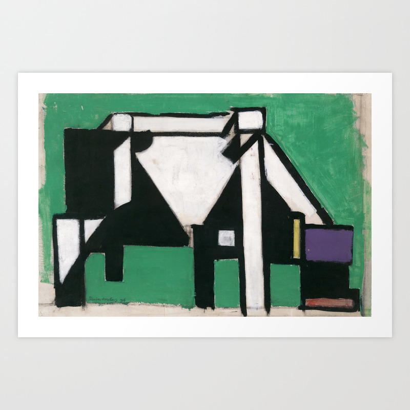 Theo Van Doesburg Composition The Cow Abstract De Stijl