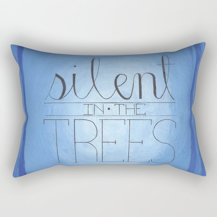 Silent in the Trees Rectangular Pillow