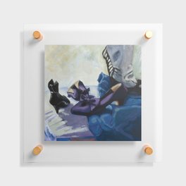 Purple Bow Floating Acrylic Print