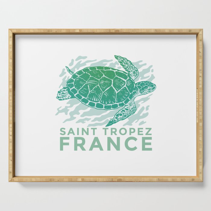Saint Tropez France sea Turtle Serving Tray