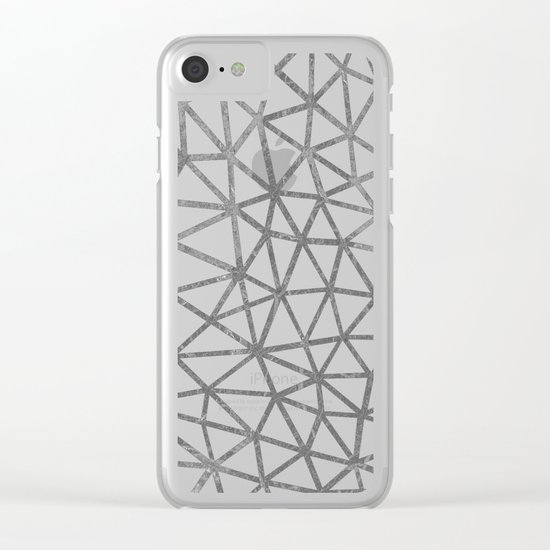 Seg Marble Clear iPhone Case