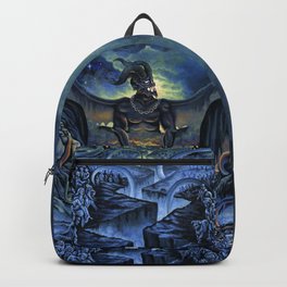 Typhon Monster Backpack | Spooky, Myth, Demon, Black, Satan, Acrylic, Sci-Fi, Mountains, Mythology, Typhon 