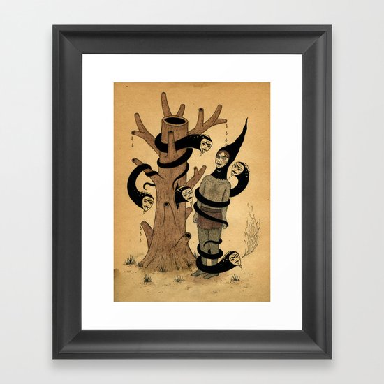 A Very Bad Feeling Framed Art Print