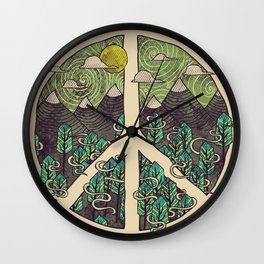 Peaceful Landscape Wall Clock