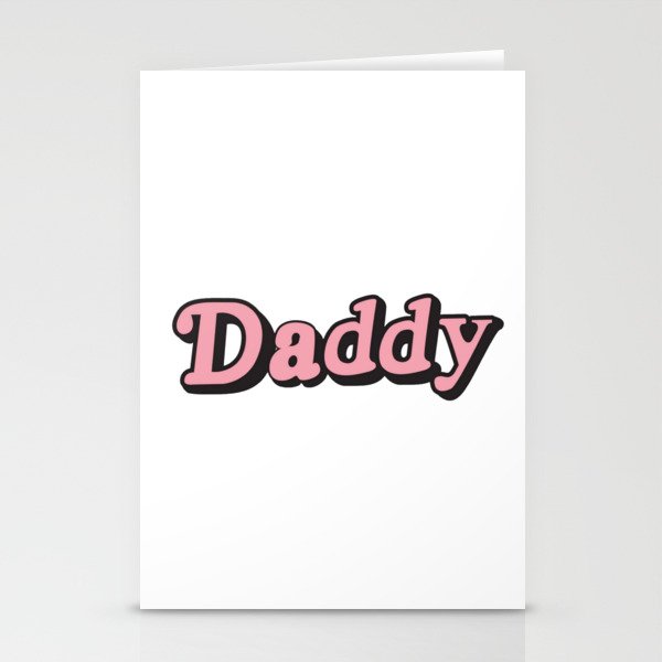 Daddy Stationery Cards