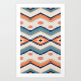 Aztec Pattern 2 Art Print