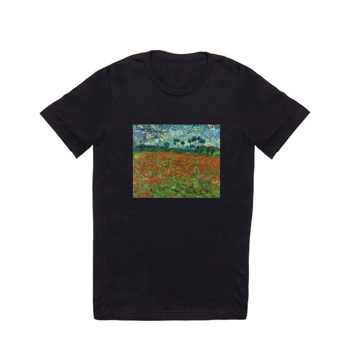 Vincent Van Gogh Poppy Field T Shirt