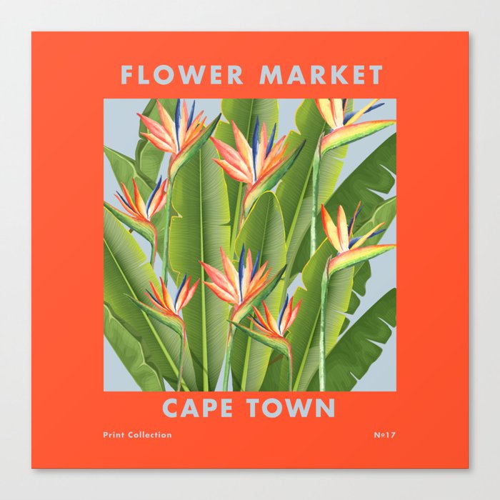 Flower Market Cape Town No. 17 Canvas Print
