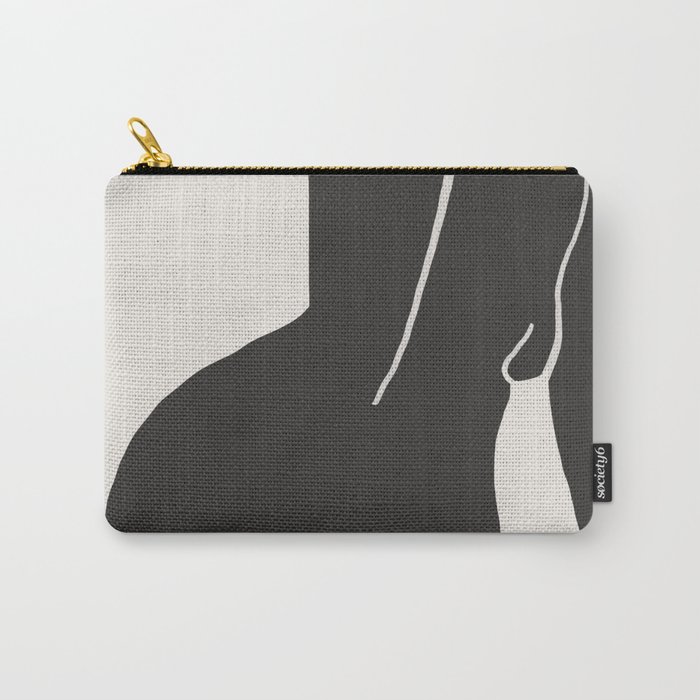 Nude in yellow black var Carry-All Pouch