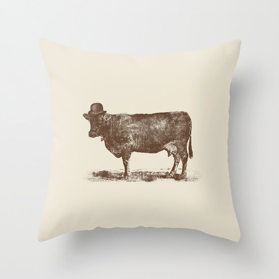 Cow Cow Nut #1 Throw Pillow