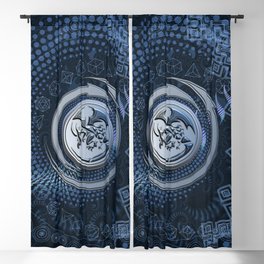 Emblem of Dragons Frost Blackout Curtain