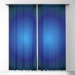 Hypnotic - Blue Colourful Abstract Art Design Pattern Blackout Curtain