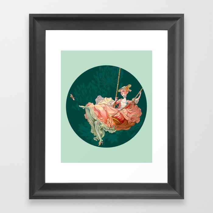 Jean-Honoré Fragonard - The Swing | Art Pill Framed Art Print