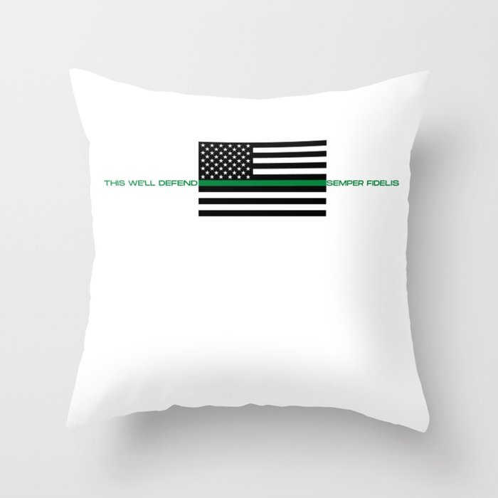 This We'll Defend Throw Pillow