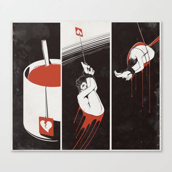 Lust Drop Canvas Print