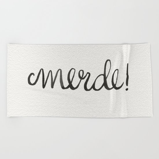 Shit! Beach Towel