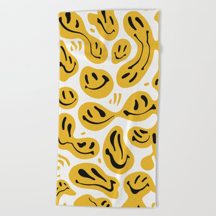 Melted Happiness Beach Towel