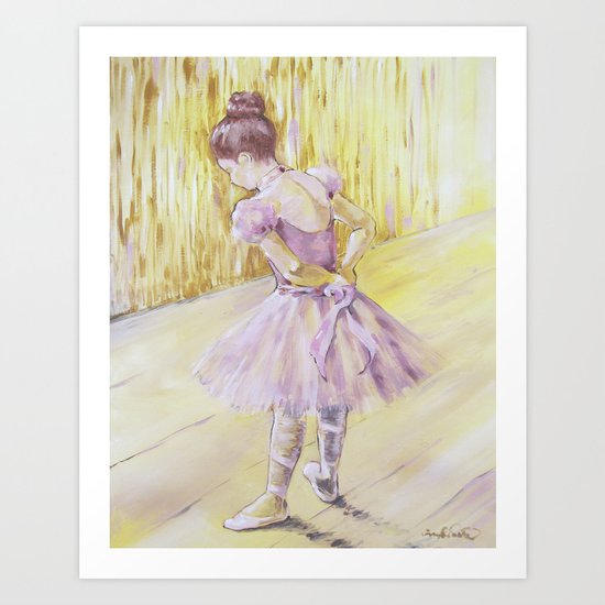 Olivia {ballet dancer} Art Print