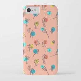 Palm Springs Theme Summer Pattern   iPhone Case
