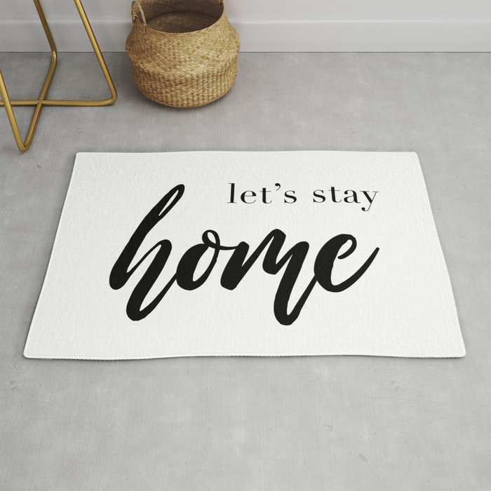 Let S Stay Home Quote House Print Relaxation Quotes Comfort And