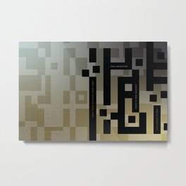 Maze Metal Print