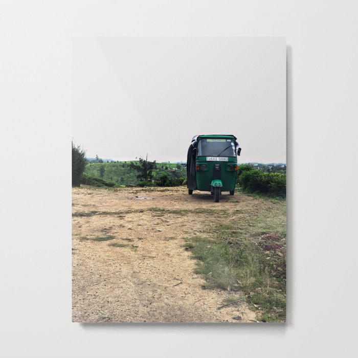 Tuktuk on a mountain top Metal Print