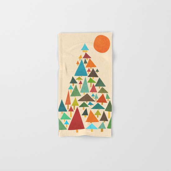 The house at the pine forest Hand & Bath Towel