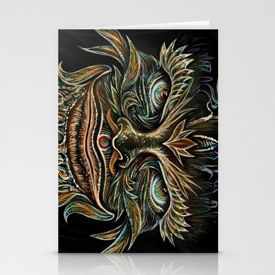 Forest Elemental Color Stationery Cards