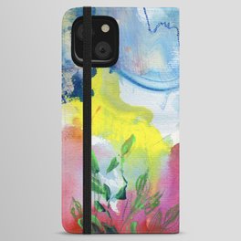 abstract landscape N.o 4 iPhone Wallet Case