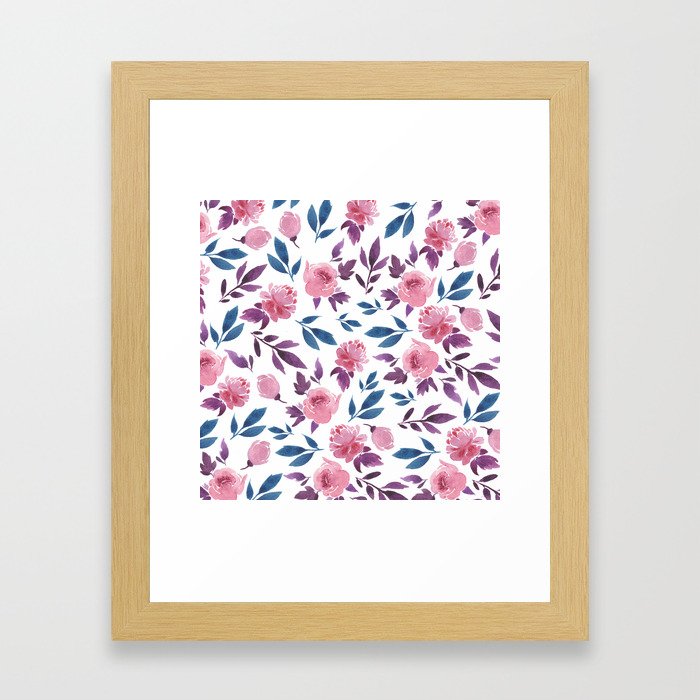 Floral Madness Framed Art Print