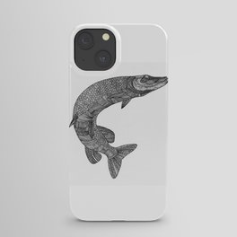 Northern pike - Esox lucius iPhone Case