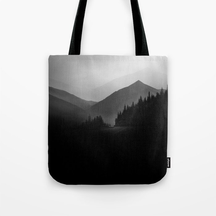 Dusky Mountains Tote Bag
