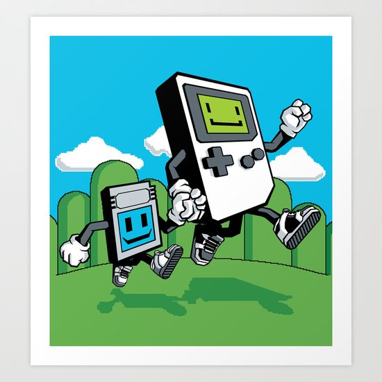 Handheld Art Print