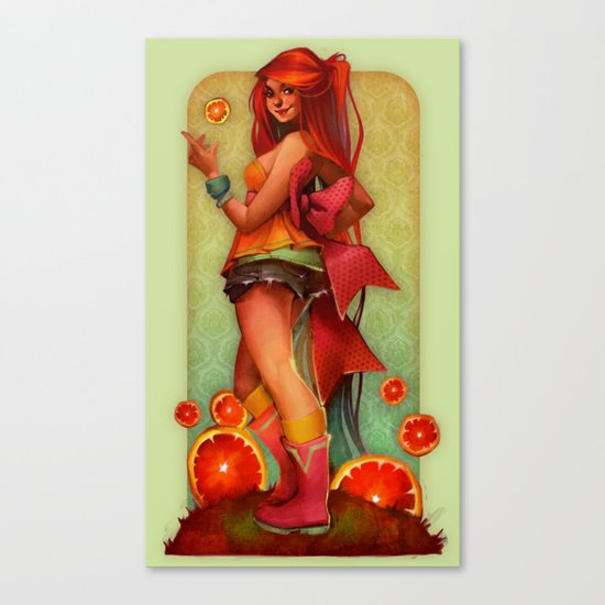 Ginger Citrus Canvas Print