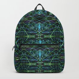 Liquid Light Series 64 ~ Colorful Abstract Fractal Pattern Backpack