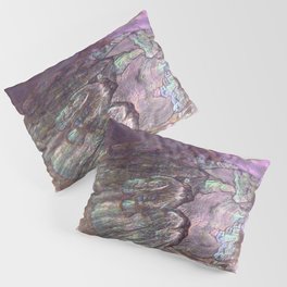 Shimmery Lavender Abalone Mother of Pearl Pillow Sham