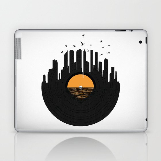 Vinyl City Laptop & iPad Skin