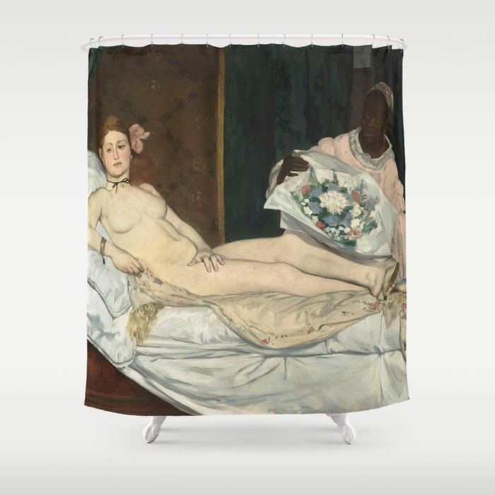 Olympia, Édouard Manet Shower Curtain