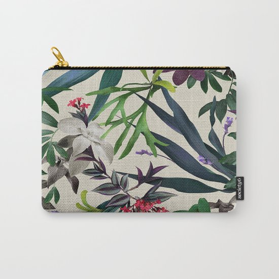 Tropical leaf pattern II Carry-All Pouch