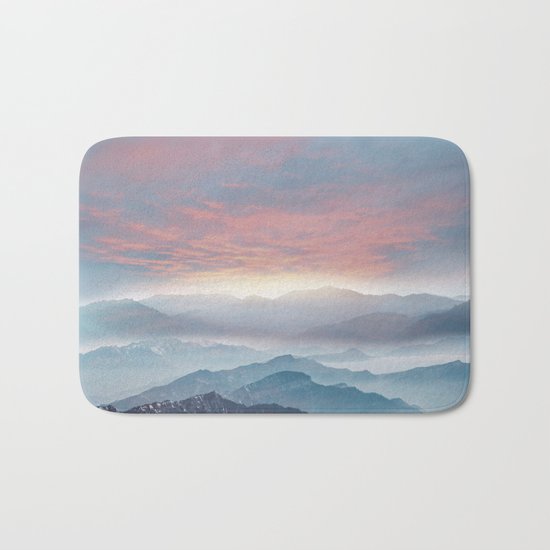 Pastel vibes 72 Bath Mat