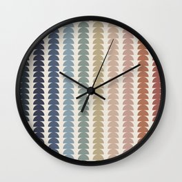Maude Pattern- Vintage Multicolor Wall Clock