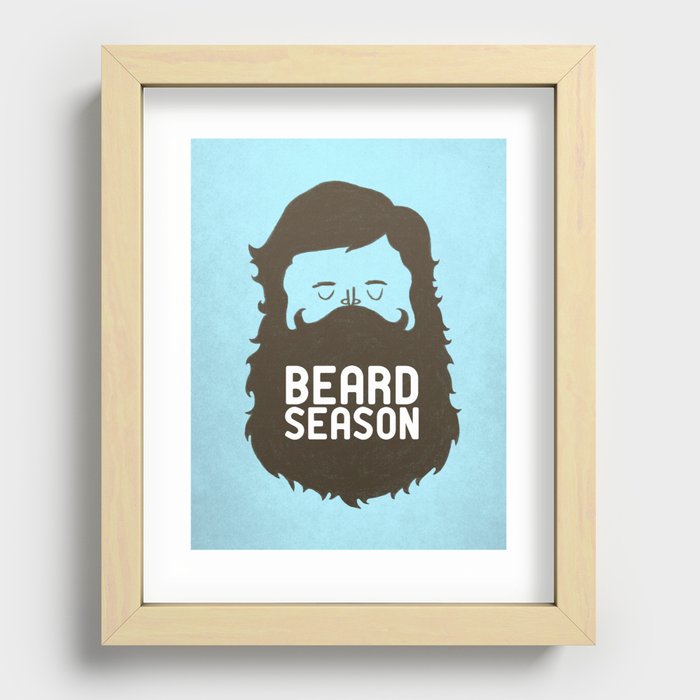 Beard Season Recessed Framed Print