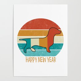 Happy New Year 2022 Vintage New Years Eve Party Funny New Year new years eve New Year's  Poster