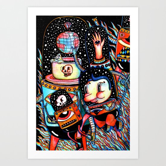 viaje Art Print