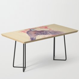 Abstract art bird and coral Coffee Table