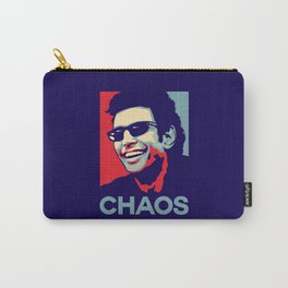 'Chaos' Ian Malcolm (Jurassic Park) Carry-All Pouch | Illustration, Funny, Pop Art 