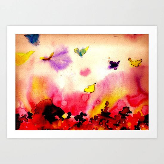 butterfly dreams Art Print