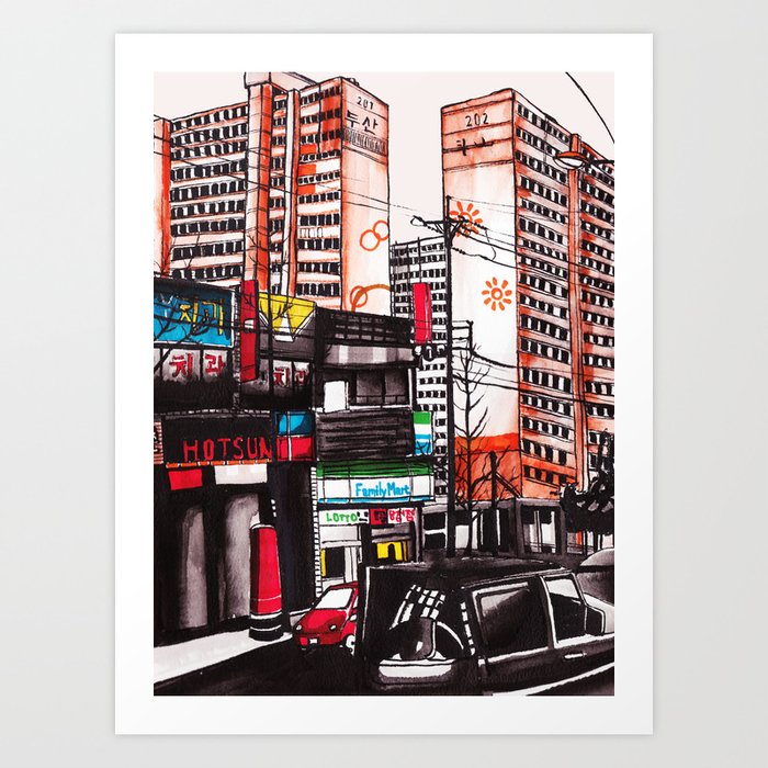 Masan South Korea Art Print By Mattillust Society6 Masan South Korea Art Print By Mattillust Society6
