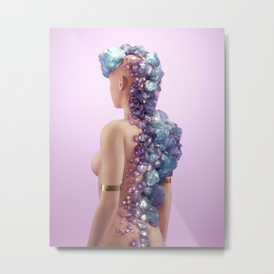 Fluorite Metal Print